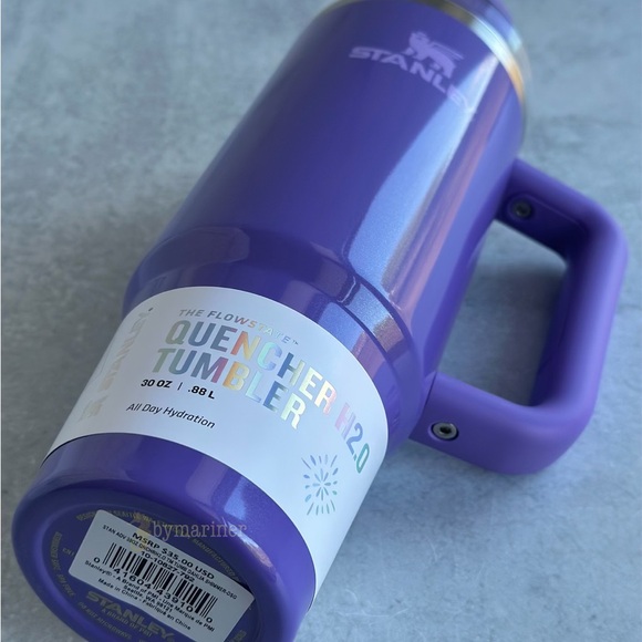 Stanley Dahlia Shimmer The Quencher H2.0 Flowstate Tumbler 30 oz - Picture 6 of 7